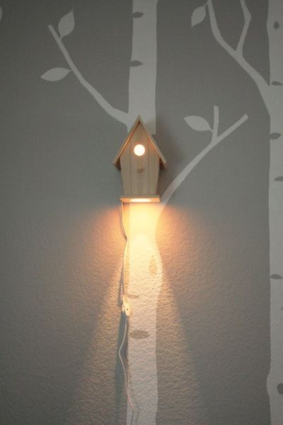 Ozdobna lampa dziecieca - domek na drzewie